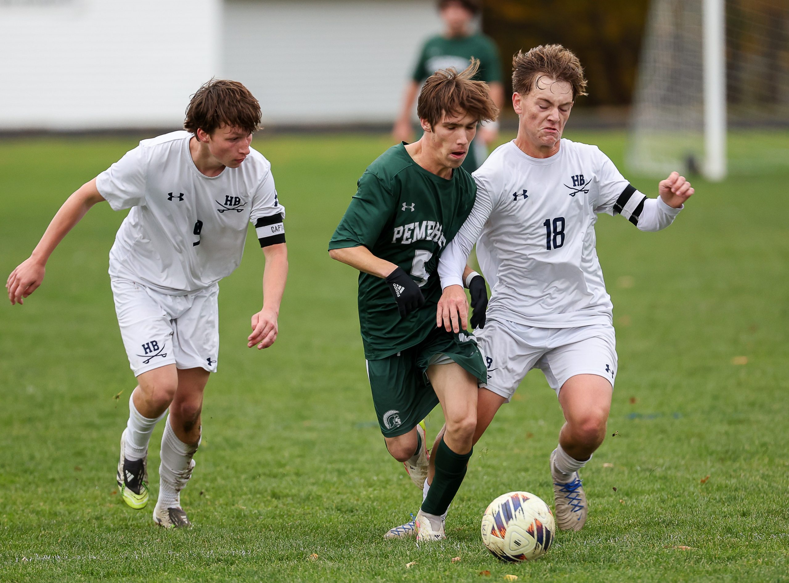 Boys Soccer: Hollis-Brookline 3, Pembroke Academy 0