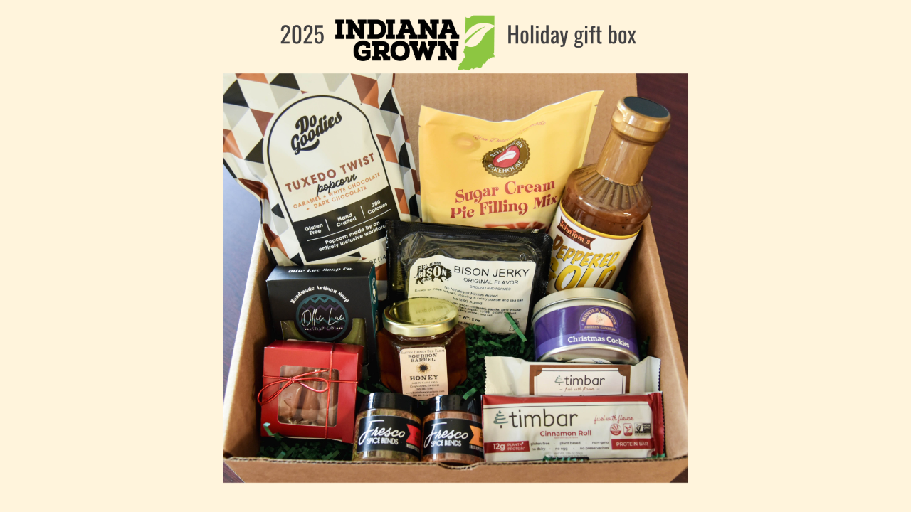 Bring the taste of Hoosier State home for the holidays with the Indiana Grown Holiday Box - Indianapolis News | Indiana Weather | Indiana Traffic