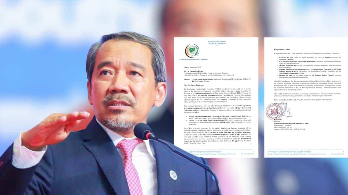 Cambodian rights committee warns Thailand risks being seen as lawless if it fails to act in rape case