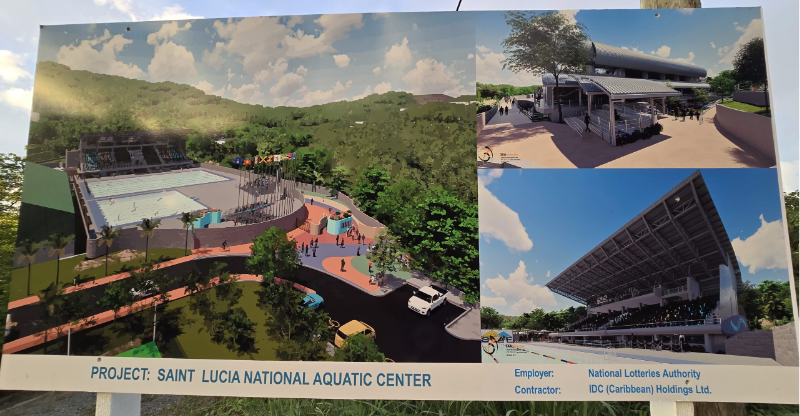 Casimir confident of work on National Aquatic Centre