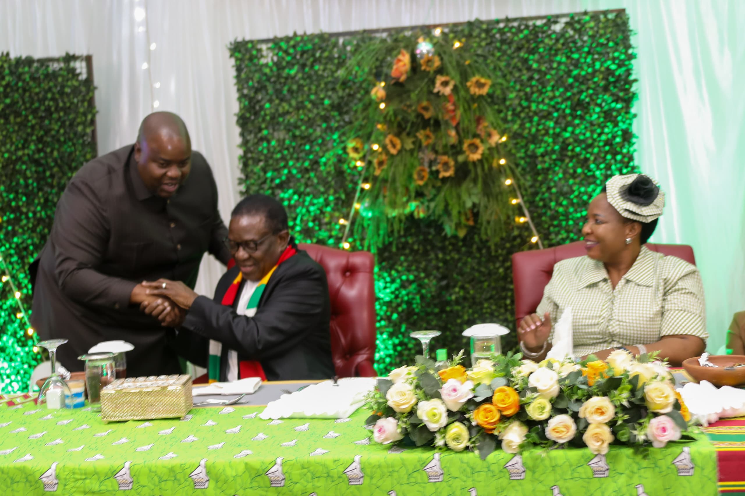 Chivayo snaps up Mnangagwa scarf for $600,000 at charity auction