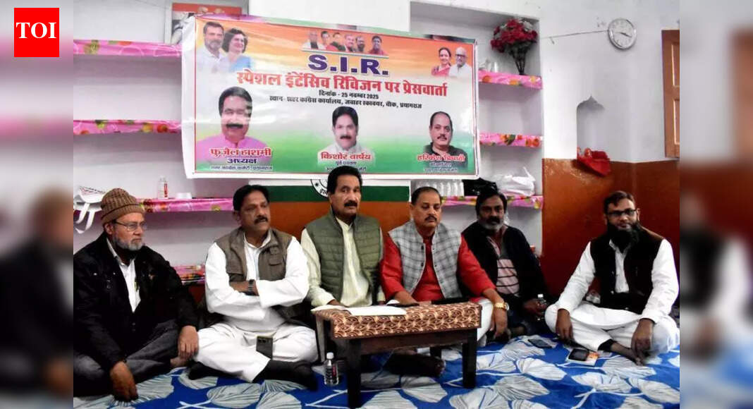 City Congress unit demands extension of SIR deadline | Prayagraj News