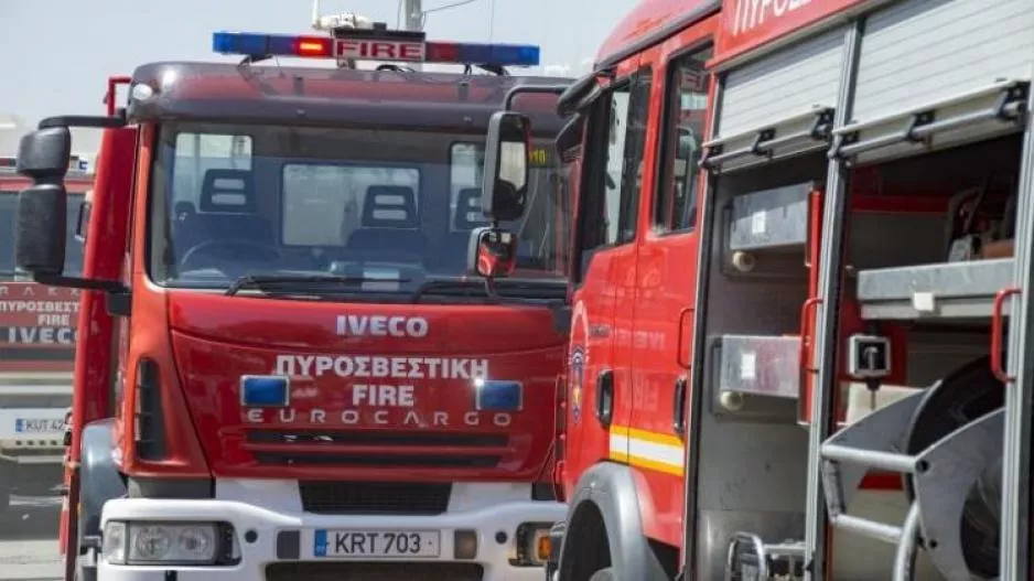 Fire in Nicosia apartment likely caused by a lit candle on wooden furniture