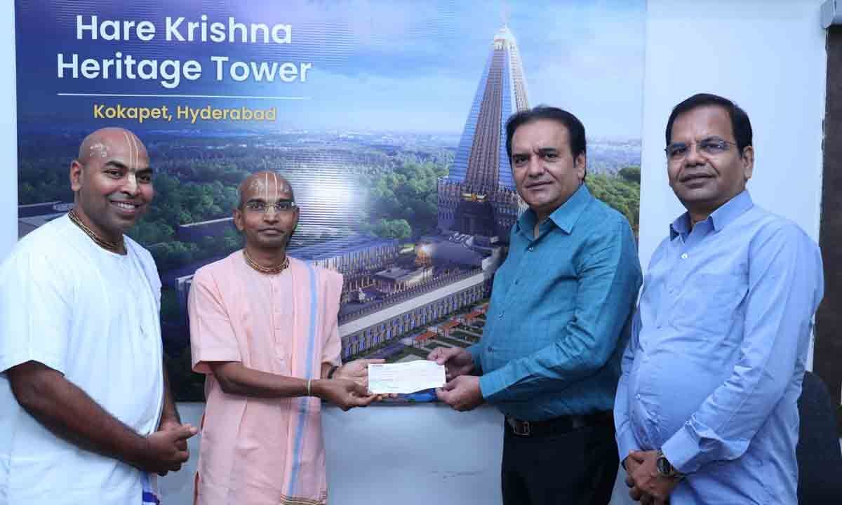 Hare Krishna Heritage Tower gets Rs 50 lakhs funding