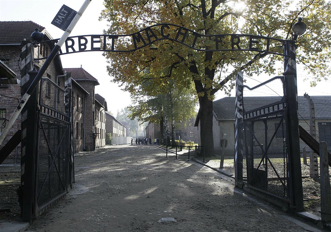 Harrisburg’s Catholic bishop apologizes for Halloween float with apparent look-alike of Auschwitz gate