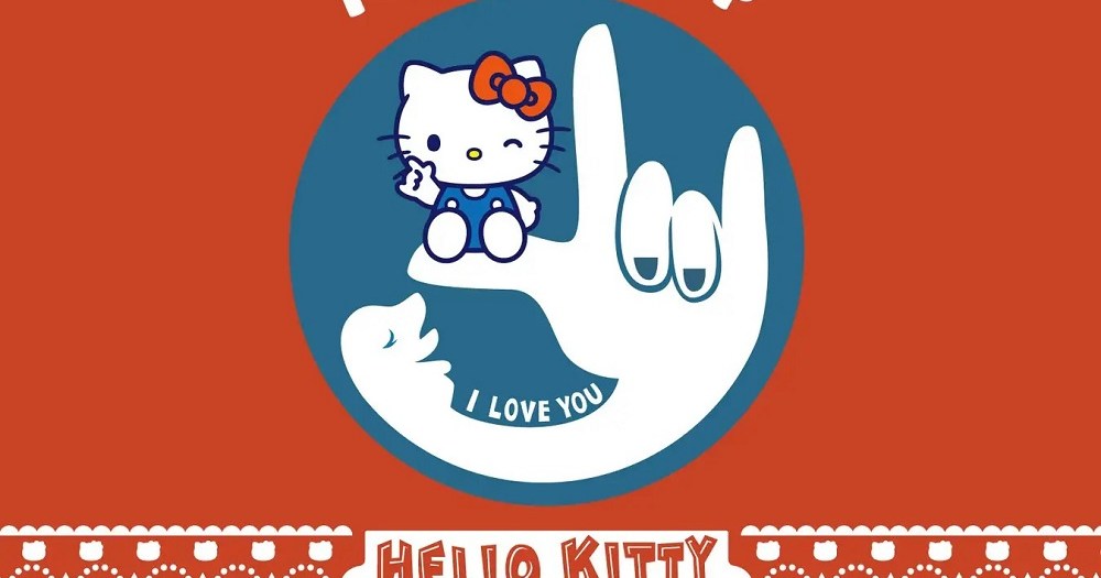 Hello Kitty learns sign language in newest friendship with Japanese artist