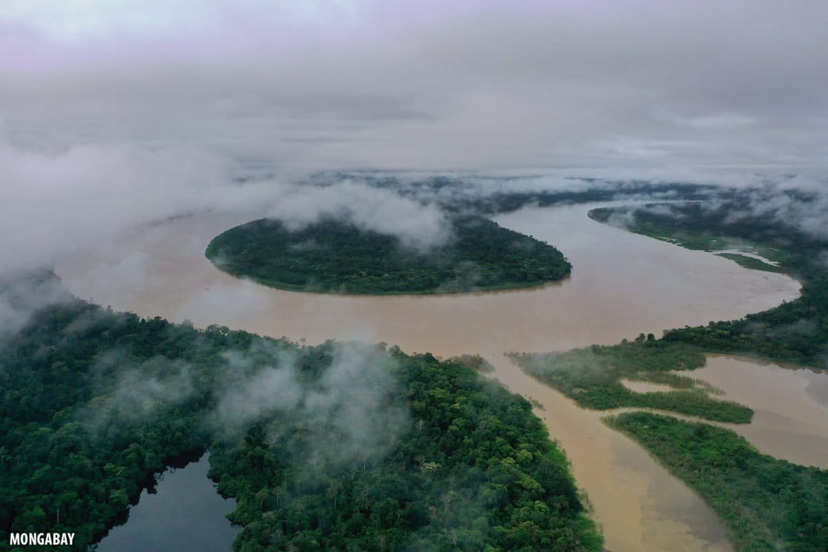 The Javari river forms the border between Brazil and Peru. Photo by Rhett A. Butler for Mongabay.