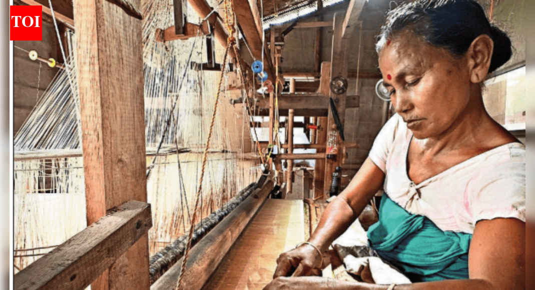 How handwoven silk in this tiny village of Assam has stood the test of time | India News