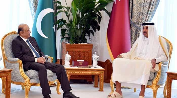 In meeting with Qatari emir, President Zardari pushes to expand defence collaboration