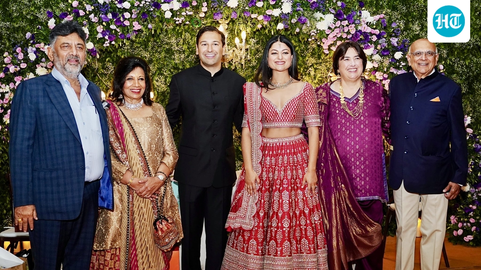 Kiran Mazumdar-Shaw attends nephew Eric Mazumdar’s wedding reception at Taj Bengaluru
