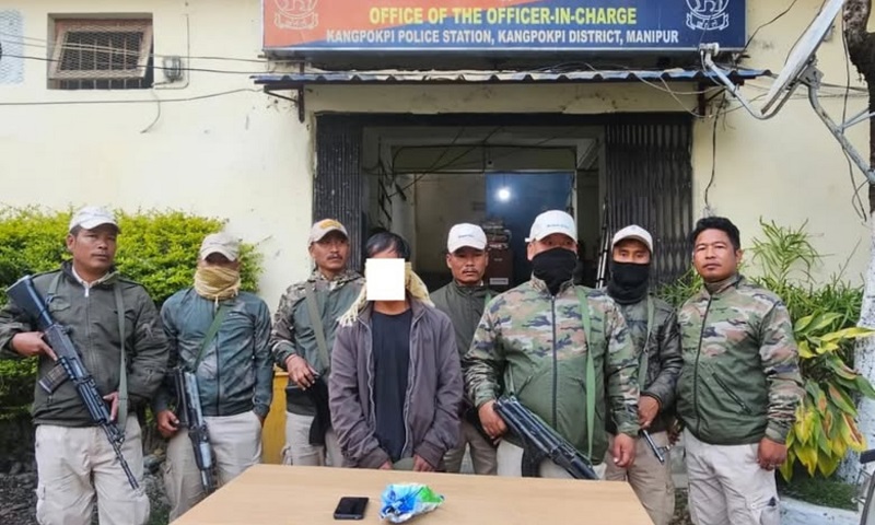 Kuki village chief arrested with nearly 1 kg of opium in Kangpokpi