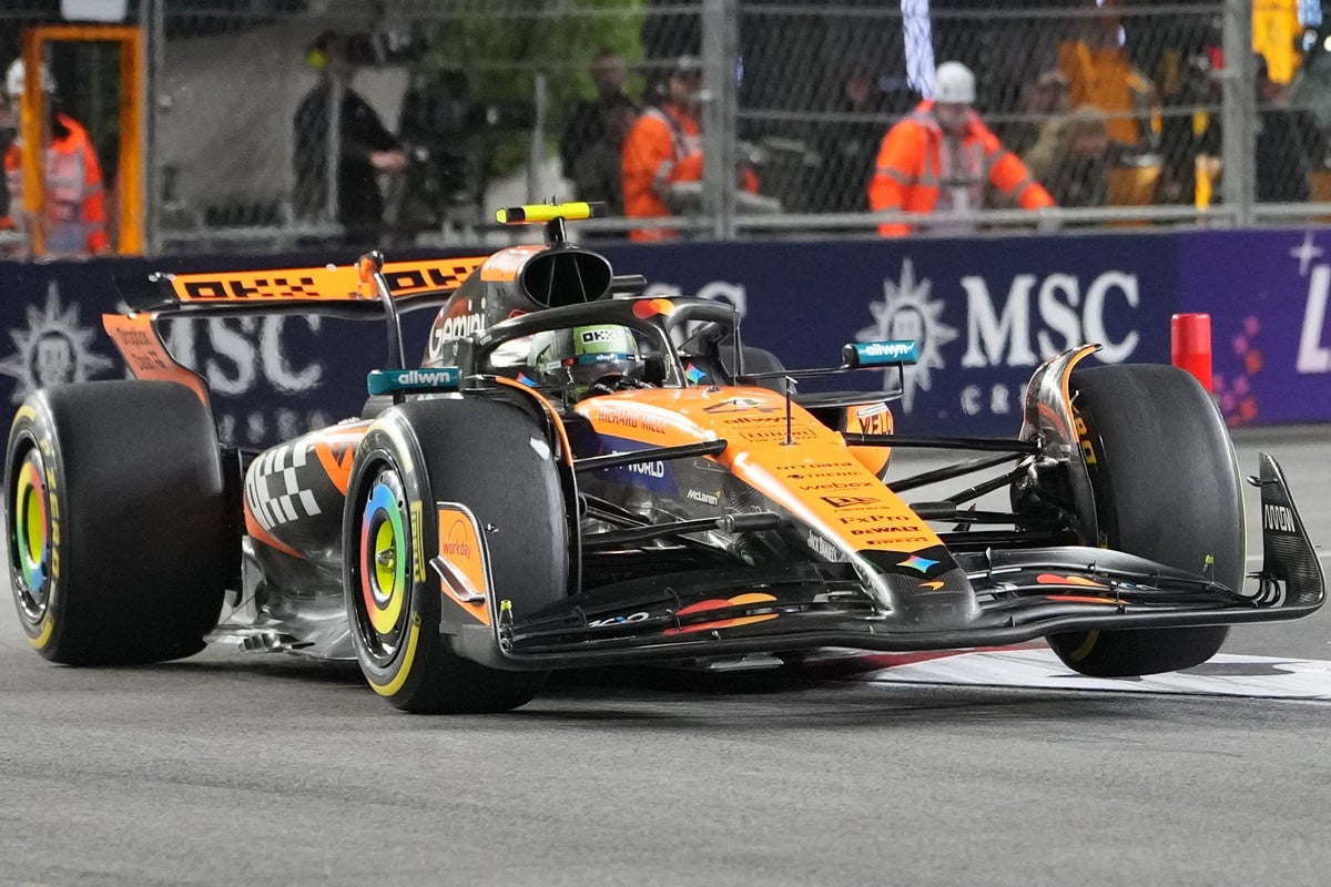 Lando Norris at risk of disqualification in Las Vegas