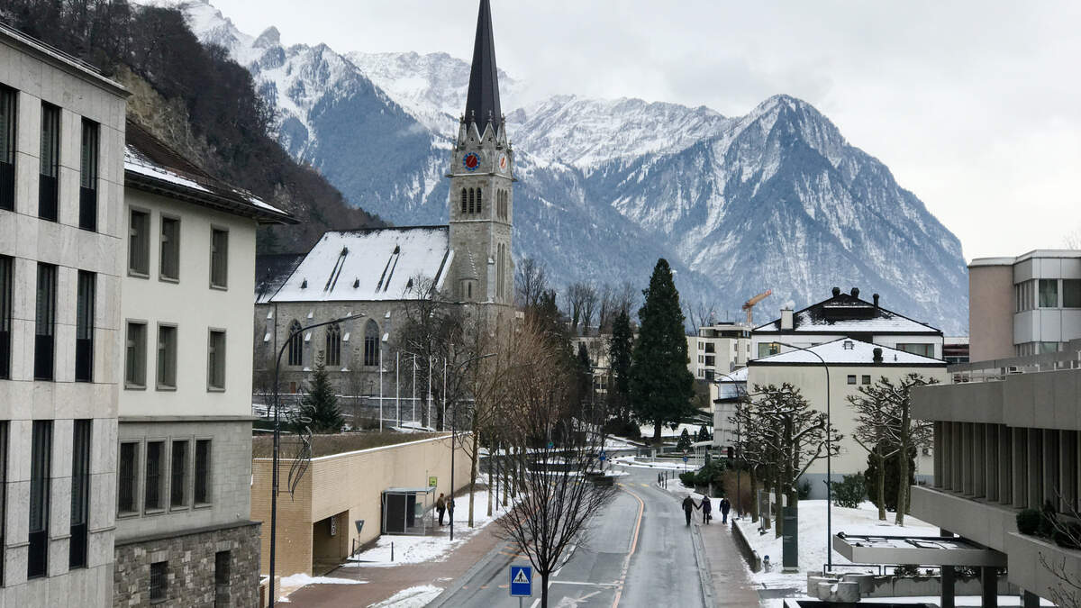 Vaduz,. the capital of Liechtenstein