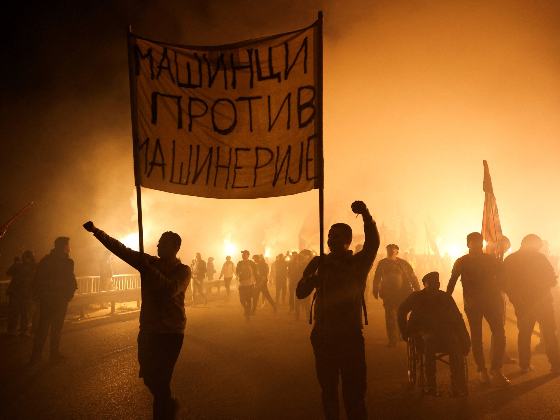 Mass protests planned as Serbia marks anniversary of train station collapse | News