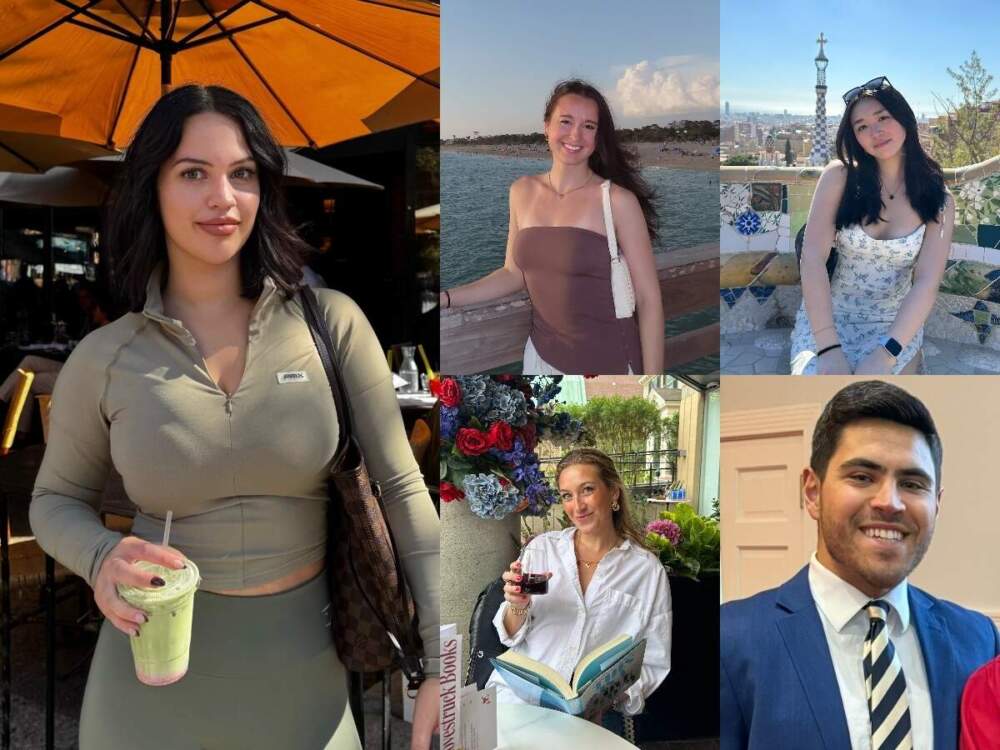 Micro influencers are documenting all aspects of Boston's culture. Pictured clockwise from the top left are Christina Pinto, Madelyn Grube, Kimmy Chen, Chloe Jensen and Joe Maselli. (Courtesy)