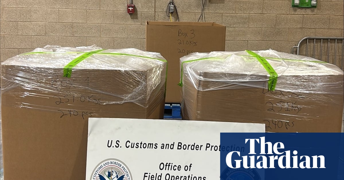 Meth worth $10.3m hidden in lettuce shipment seized at US-Mexico border | US crime