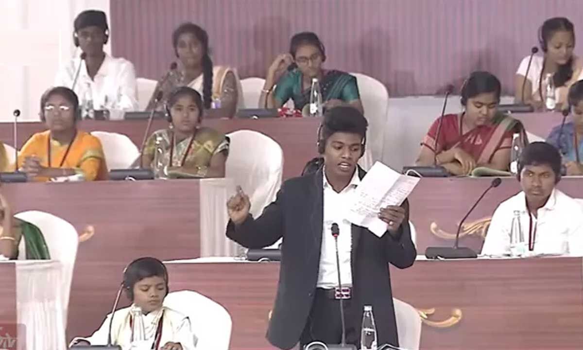 Mock assembly held on grand scale across the State