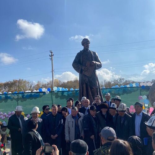 Monument to Mahmud al-Kashgari (Barskani) unveiled in Barskoon -