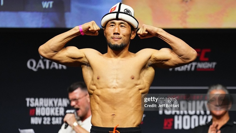 Myktybek Orolbai uulu claims his fourth UFC victory