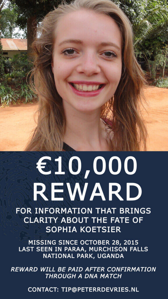NGO offers sh40million for lead to finding Dutch girl missing in Uganda