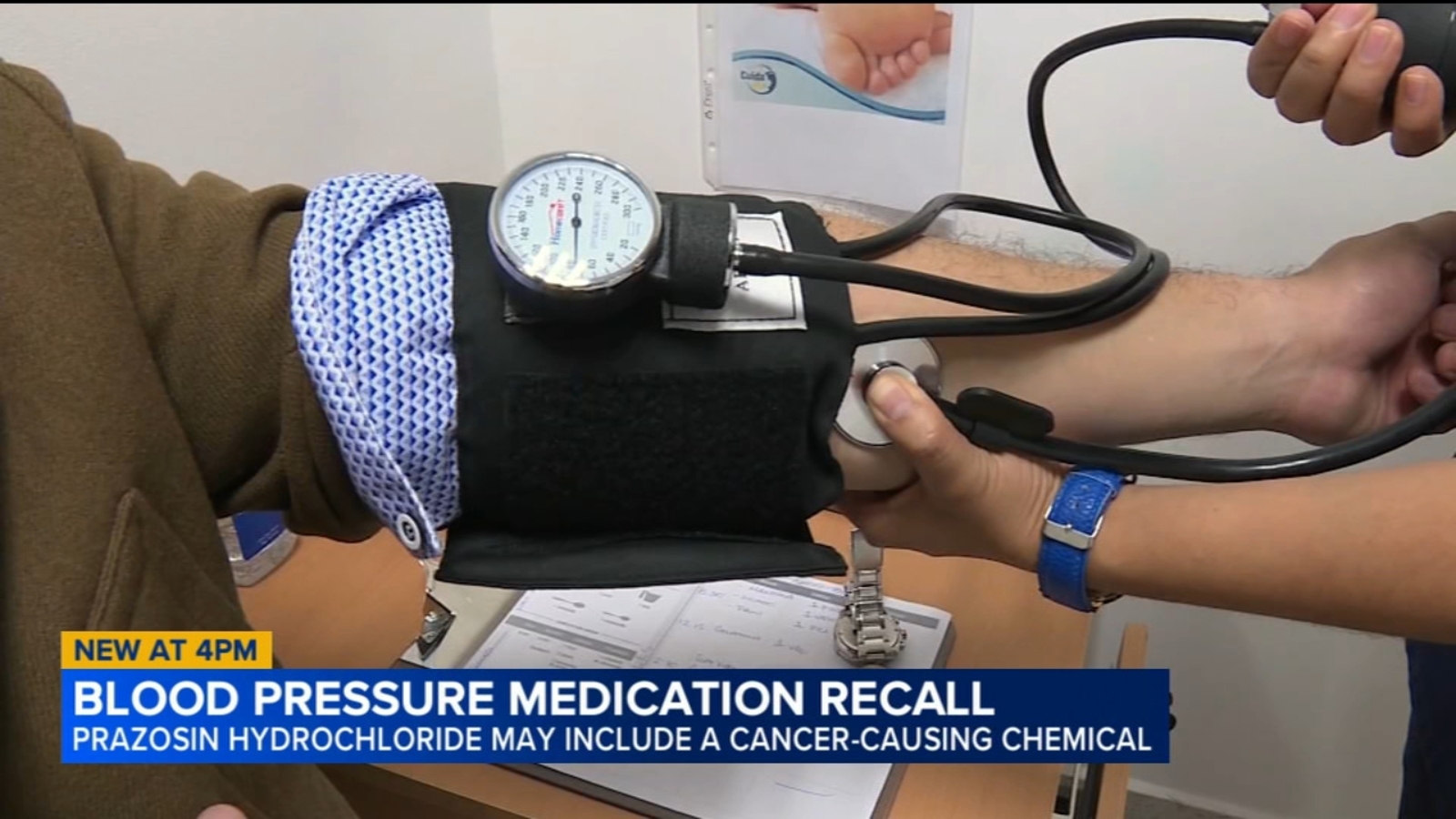 New Jersey-based Teva Pharmaceuticals USA recalls blood pressure medicine tainted with a cancer-causing chemical: FDA