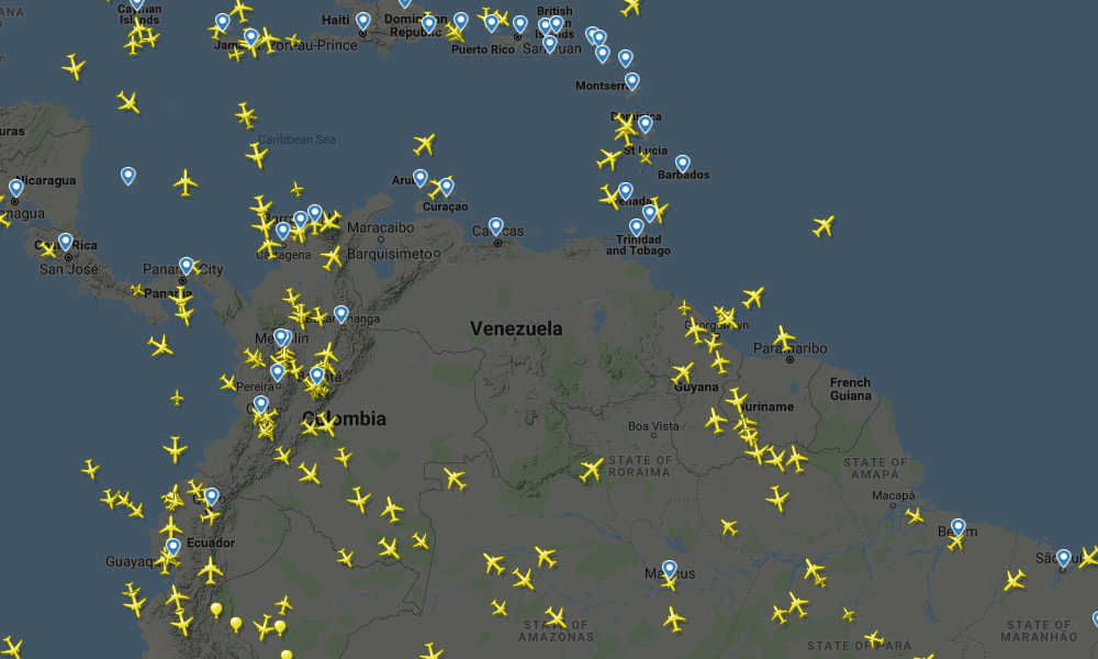 New U.S. Warning Tells Airlines To Treat Venezuelan Skies As Closed