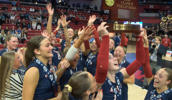 Norris volleyball wins second straight Class B Championship