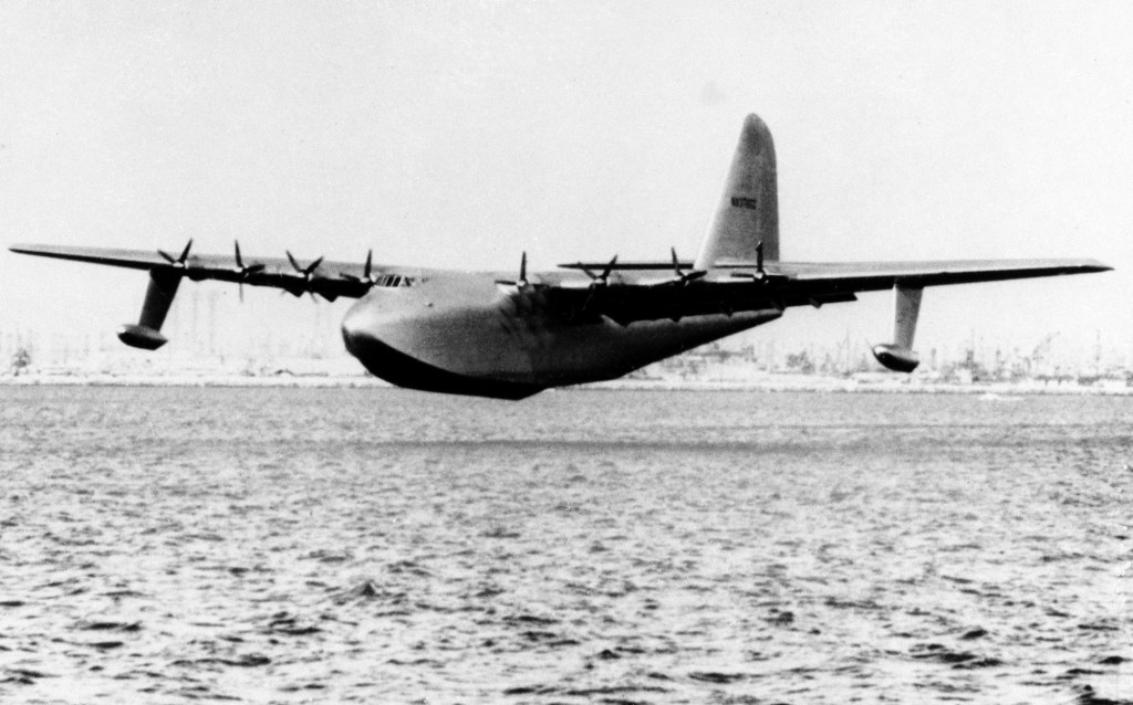November 2, Howard Hughes takes 'Spruce Goose' on its only flight