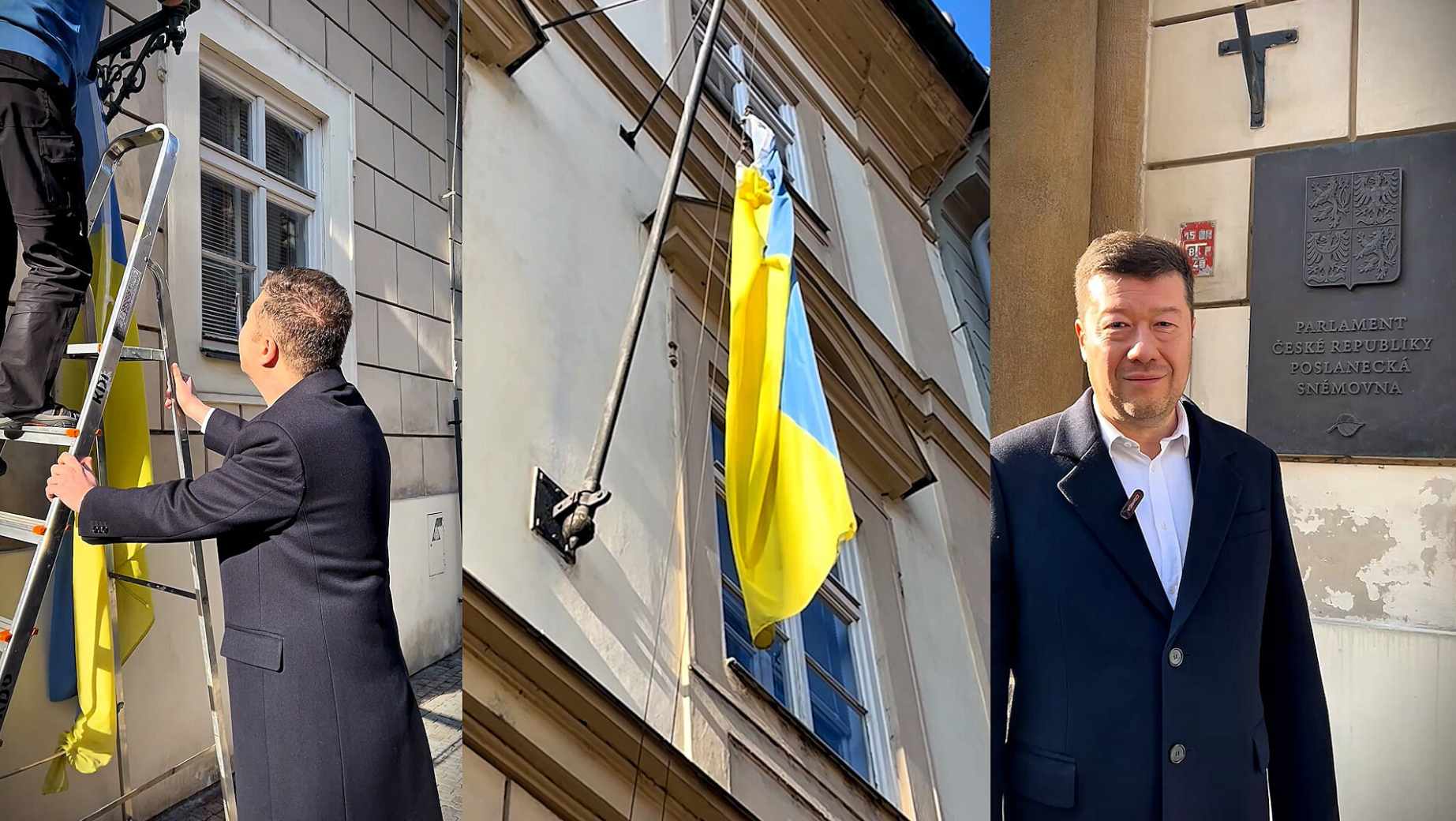 Okamura Removes Ukrainian Flag from Czech Parliament