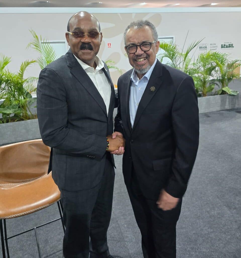 PM Gaston Browne Arrives in Brazil for COP30, Urges Urgent Climate Action for Small Island States