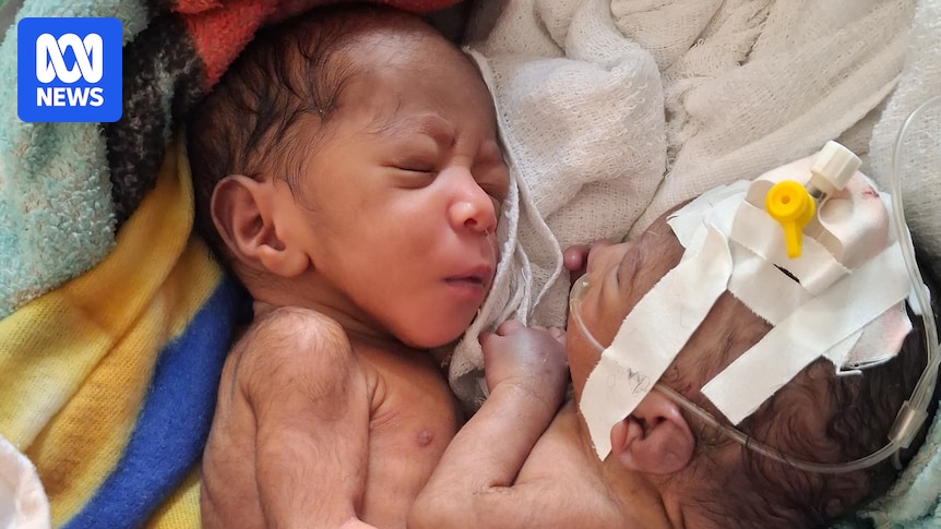 Papua New Guinea conjoined twins should not be separated due to risk of death, hospital says