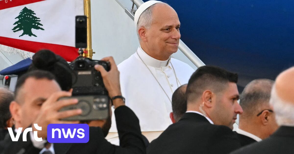 Paus Leo roept Libanezen op "om weg van verzoening te bewandelen" en "om land niet te verlaten"
