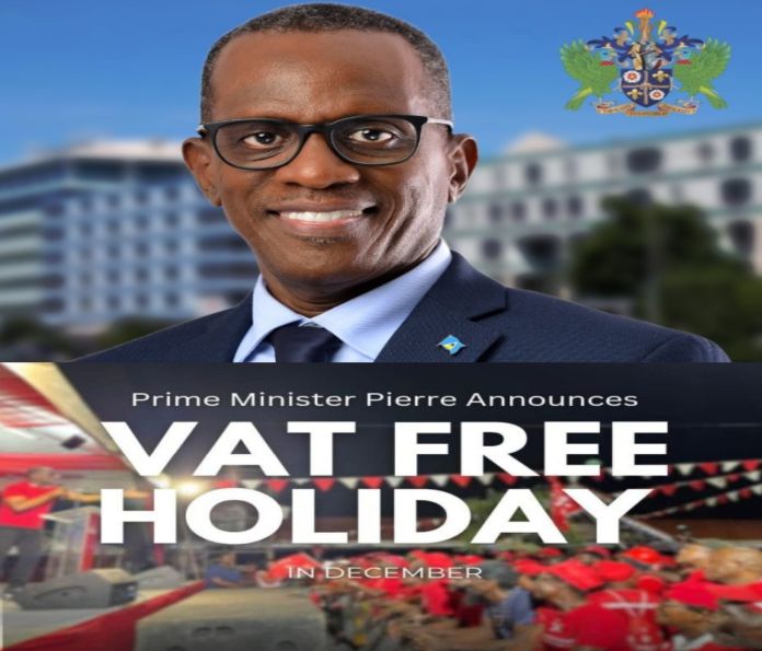 Prime Minister Pierre ‘VAT-Free Holiday’ derails UWP