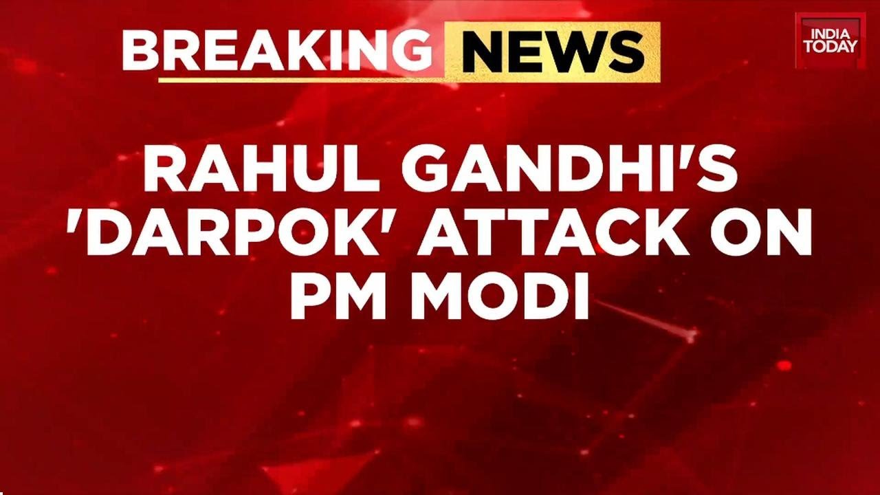 Rahul's 'Coward' Jibe At PM: Modi Has 56-Inch Chest But Is Darpok