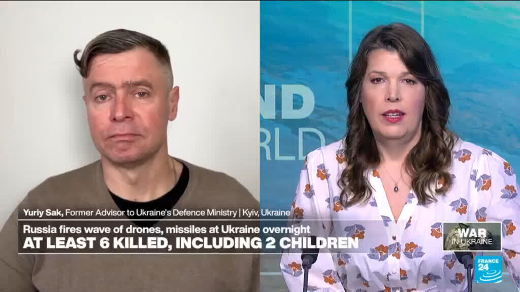 Russia fires wave of drones and missiles at Ukraine: At least 6 killed