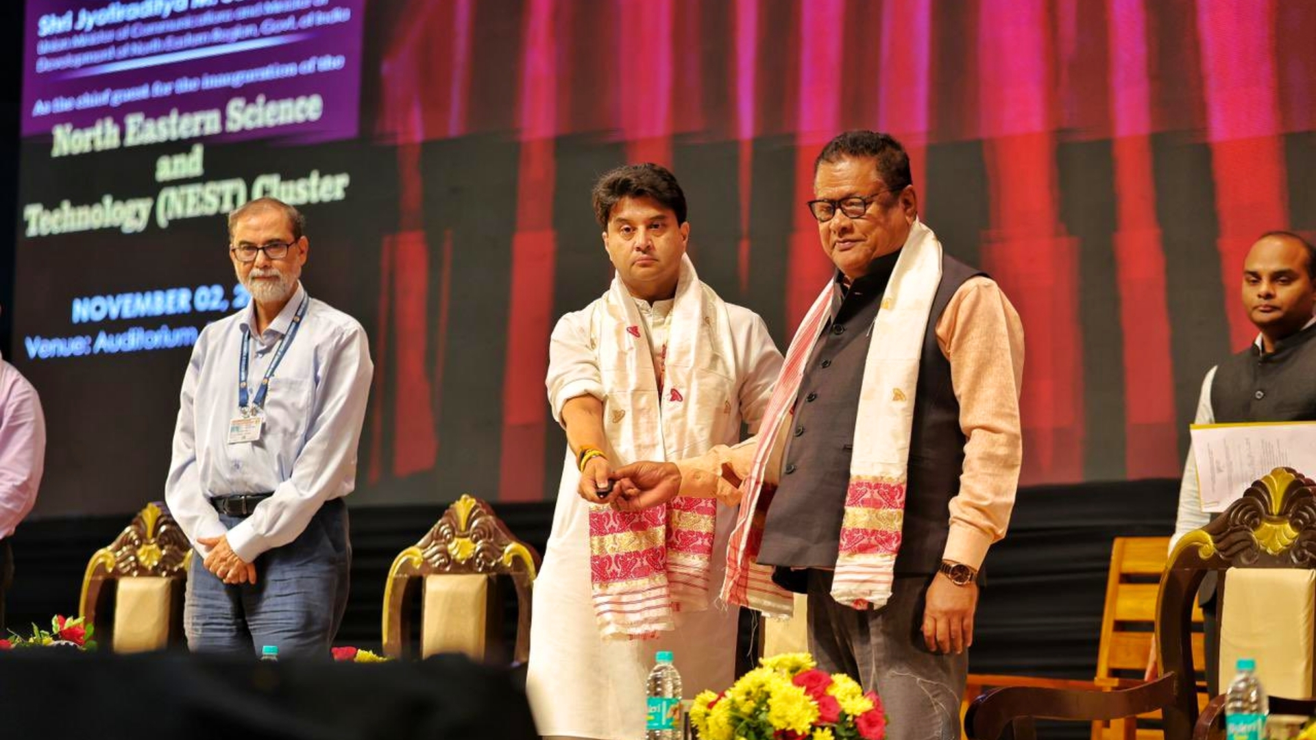 Scindia inaugurates NEST Cluster at IIT Guwahati, launches projects in Assam