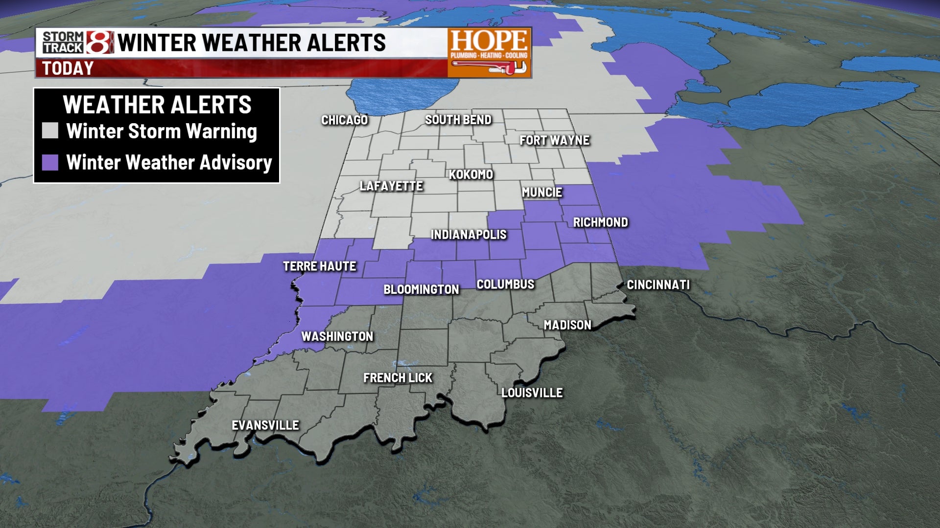 Snow moves in today, switching to a mix or rain this evening | Nov. 29, 2025 - Indianapolis News | Indiana Weather | Indiana Traffic