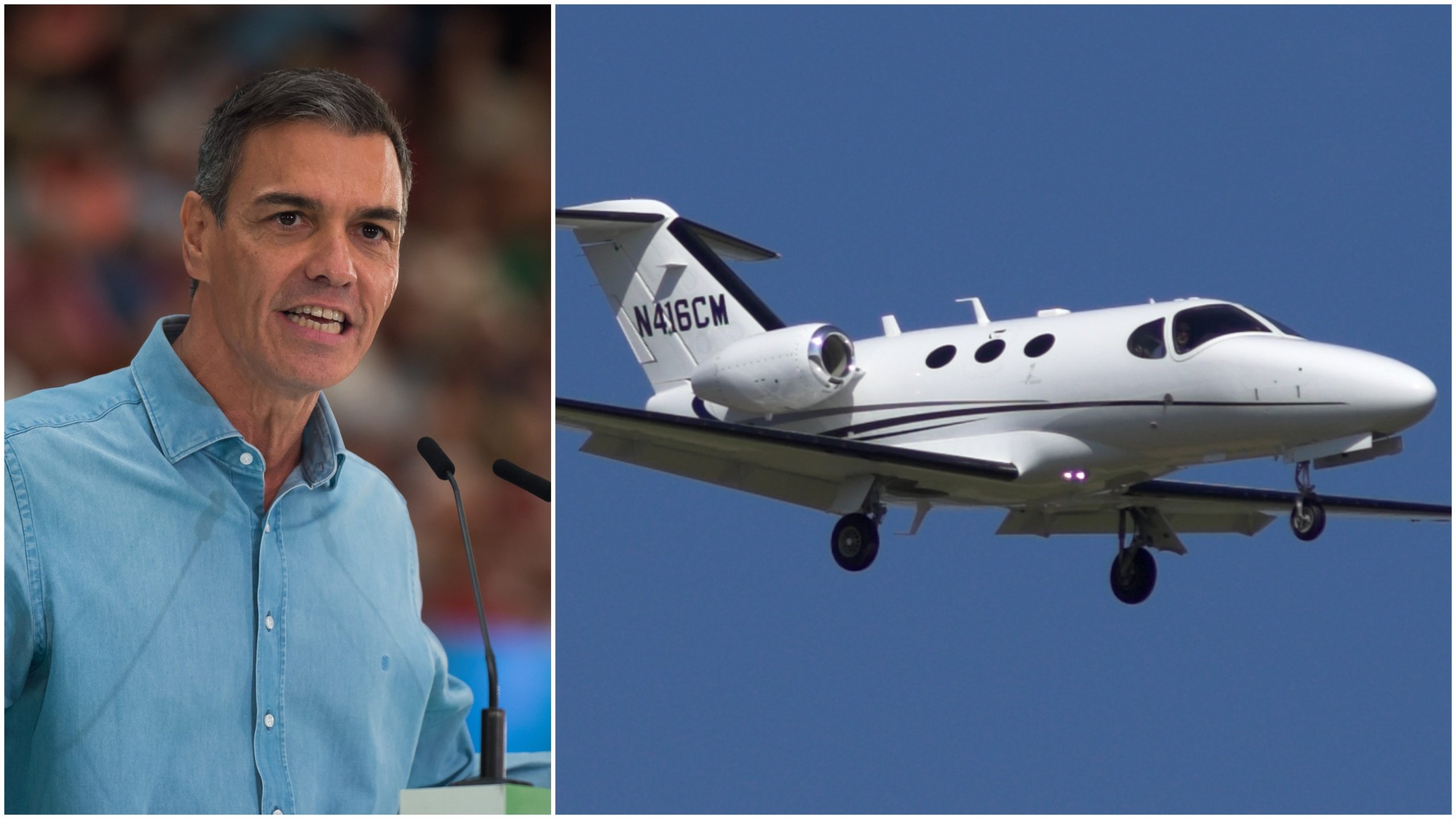 Spain’s Pedro Sanchez unveils plan to tax private jets to combat climate change