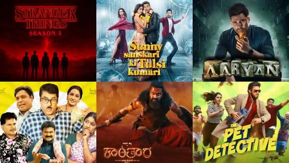 Stranger Things S5, Aaryan, Sunny Sanskari Ki Tulsi Kumari and more on Netflix, Prime Video, Jio Hotstar and other platforms