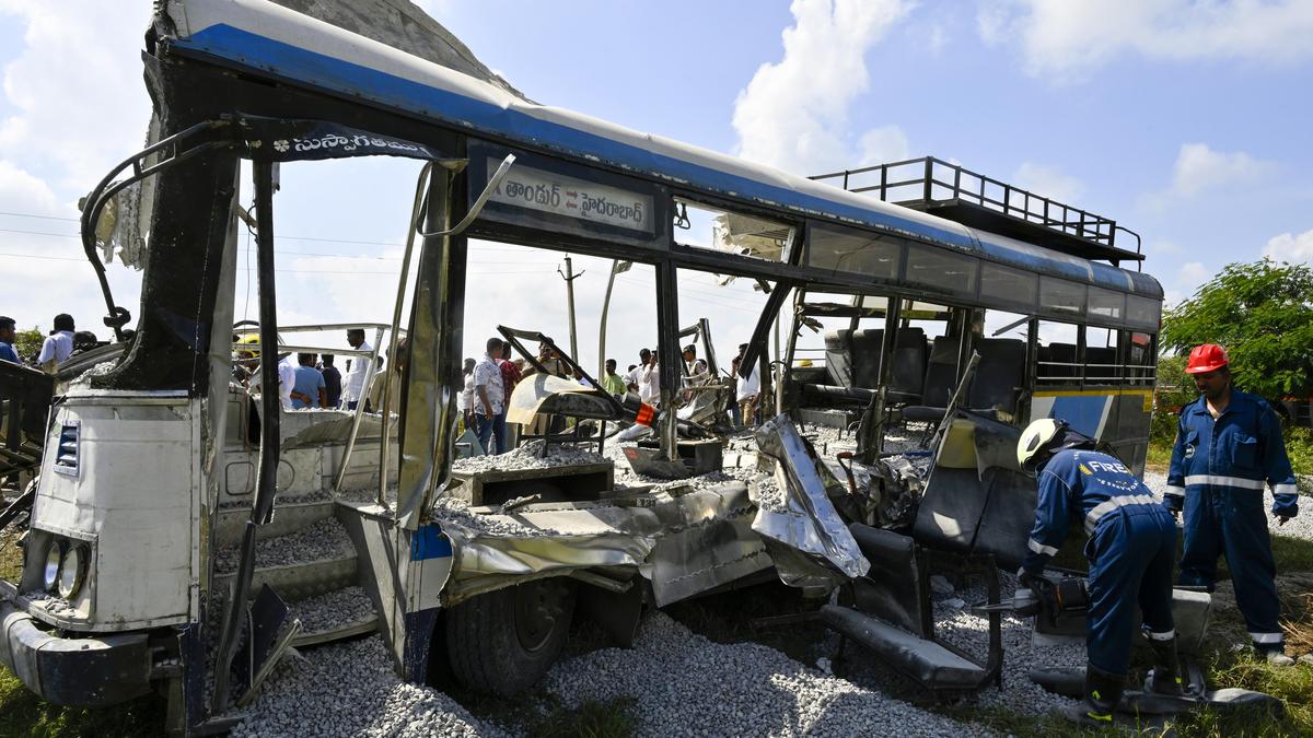 Telangana bus-lorry crash: When bad roads and bad judgment collide