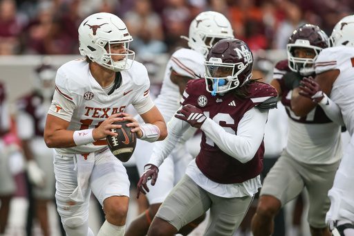 Texas QB Arch Manning available to play against No. 9 Vanderbilt after clearing concussion protocol