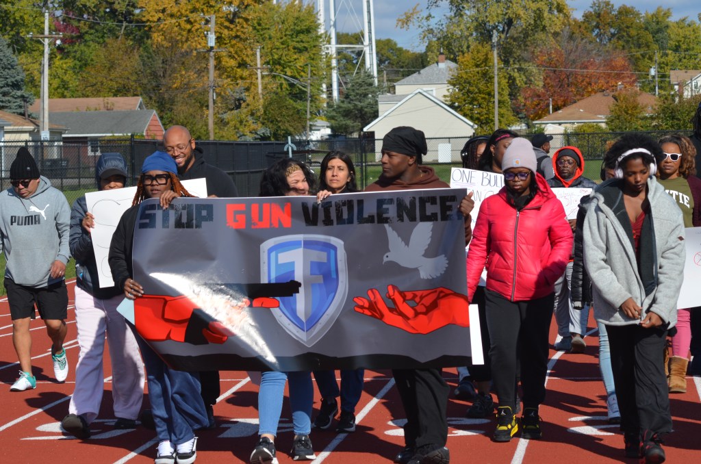 Thornton Fractional South community rallies against violence
