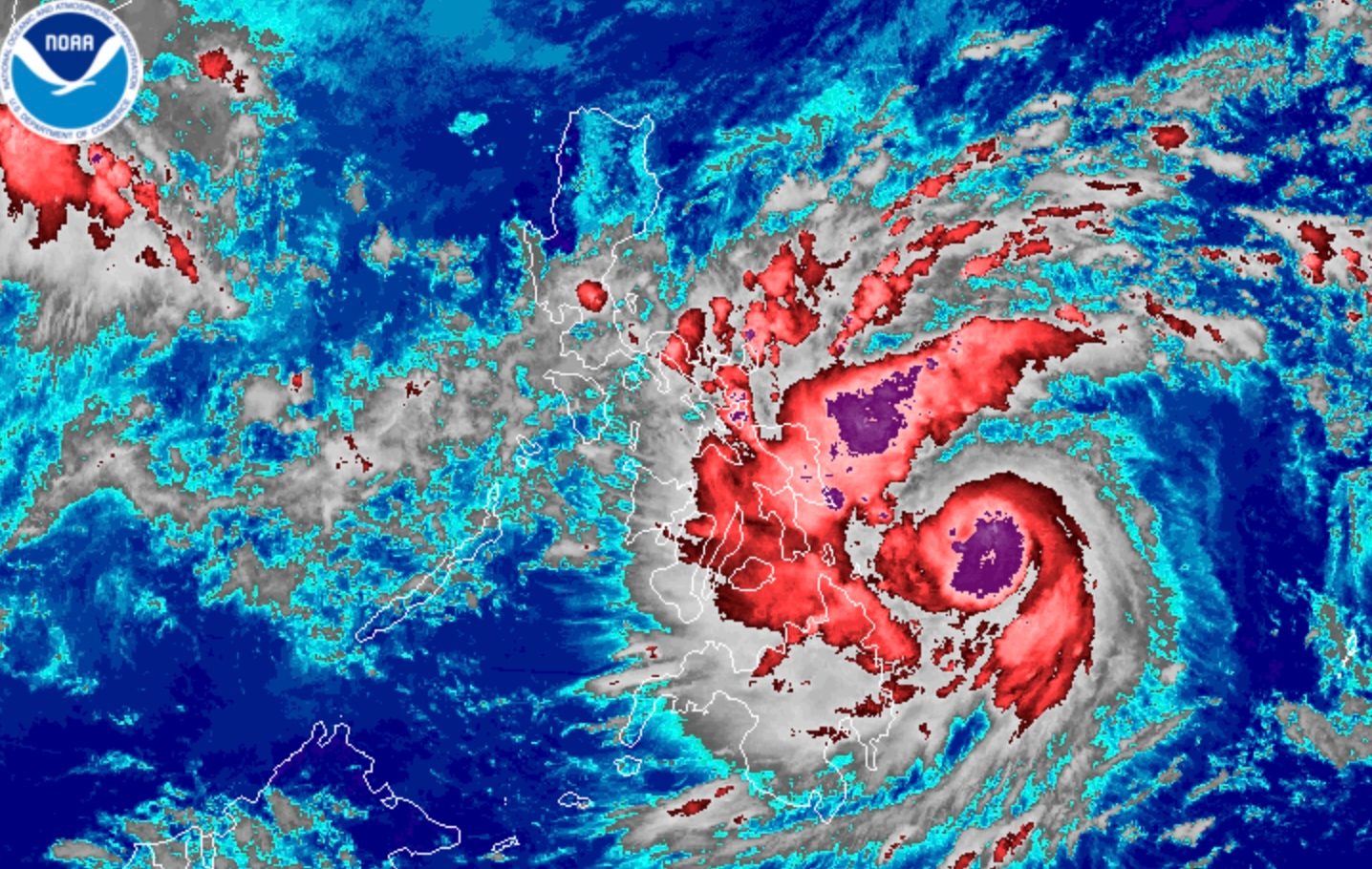 Tino intensifies into typhoon as it heads for land