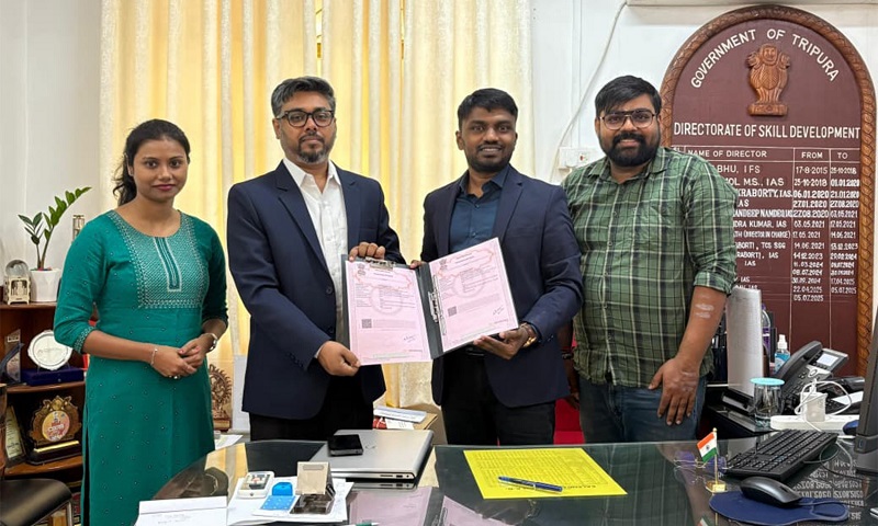 Tripura signs MoUs with IIT Delhi, Tata IIS for advanced tech skill training