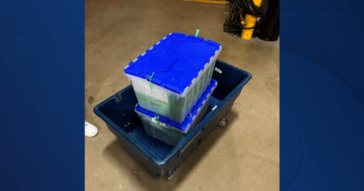 Two sealed boxes of returned ballot envelopes discovered in Maricopa County