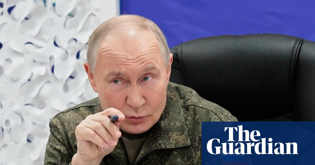 Ukraine war briefing: defeating Russia an ‘illusion’, says Putin, as he welcomes Trump deal | Russia