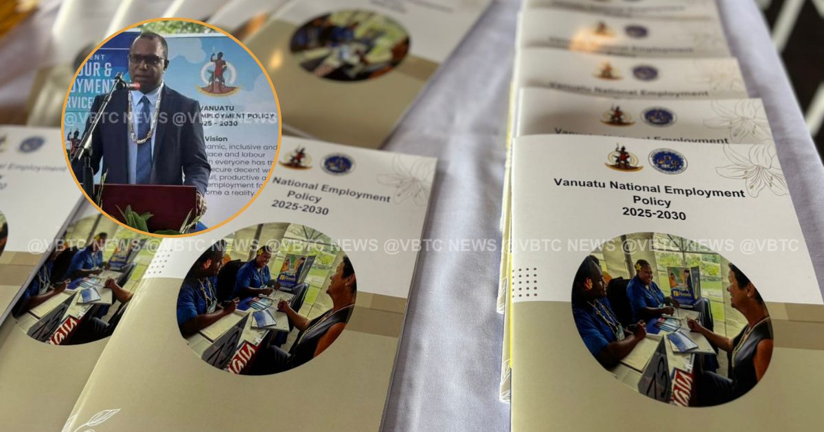 Vanuatu Launches First National Employment Policy as Work Ratio Falls to 41.2%