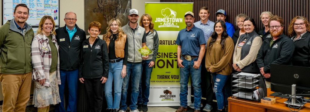 Vetter Construction, Receives Business of the Month Award