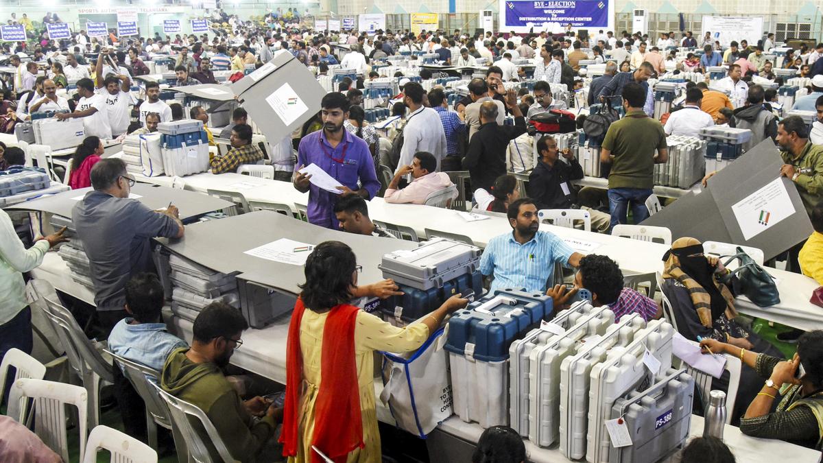 Voting begins for by-elections to eight Assembly seats across six States, one Union Territory