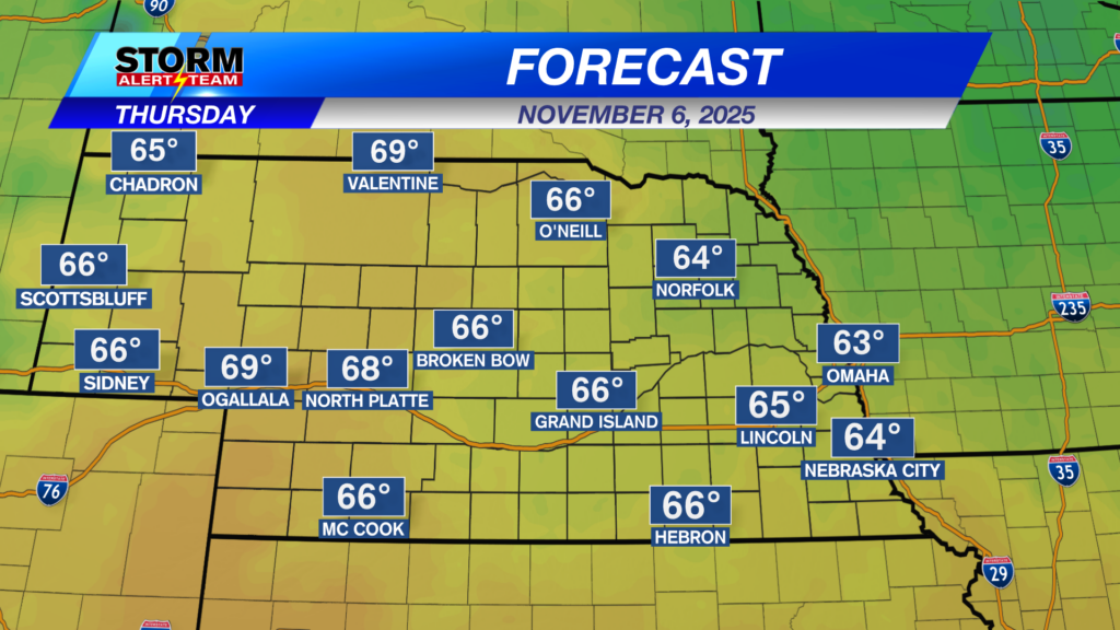 State Forecast Highs Tomorrow
